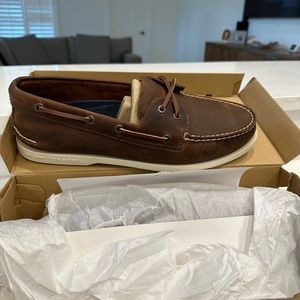 Brand new size 10 Sperry Top-sider from J Crew never worn. Rustic brown